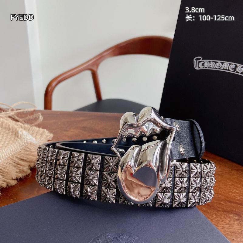 Chrome Hearts belt 38mmX100-125cm 8L67
